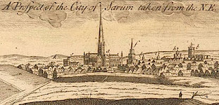 old picture of Salisbury from Naish map